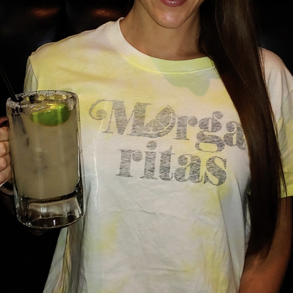 Graphic tee Margaritas tie dye